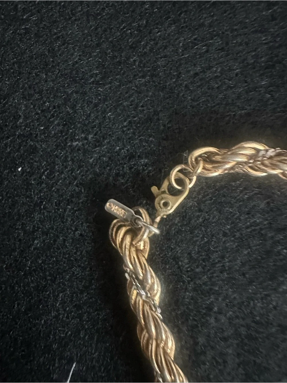 Vintage Monet Rope Chain Necklace - Women Jewelry